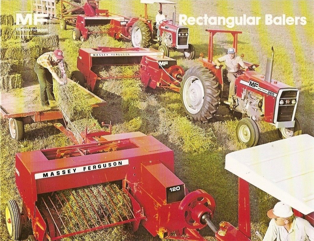 Brochure   Massey Ferguson   Rectangular Balers   1980 (FB436