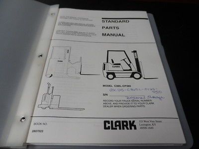 clark forklift manual