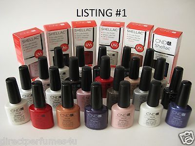 CND SHELLAC UV Gel Nail Polish 0.25oz/7.3ml   PICK YOUR COLORS Made