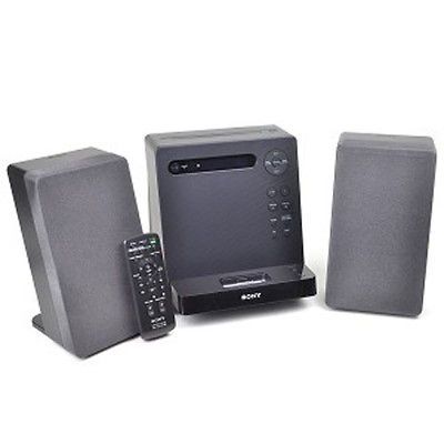 Sony CMT LX20i Micro Hi Fi CD AM/FM Clock Radio System W/iPod Dock