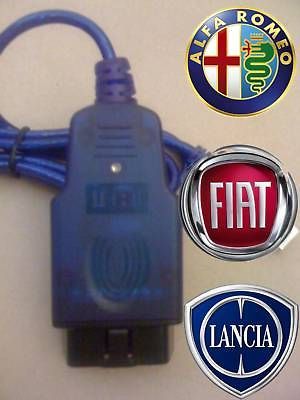 FIATECUSCAN FIAT ALFA ODB2 USB DIAGNOSTIC LEAD CABLE VAG AIRBAG ENGINE