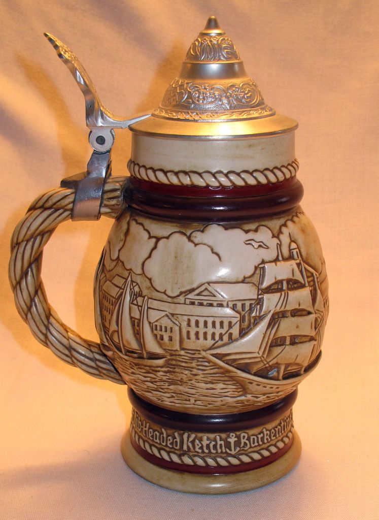 AVON BEER STEIN   TALL SHIPS   1977