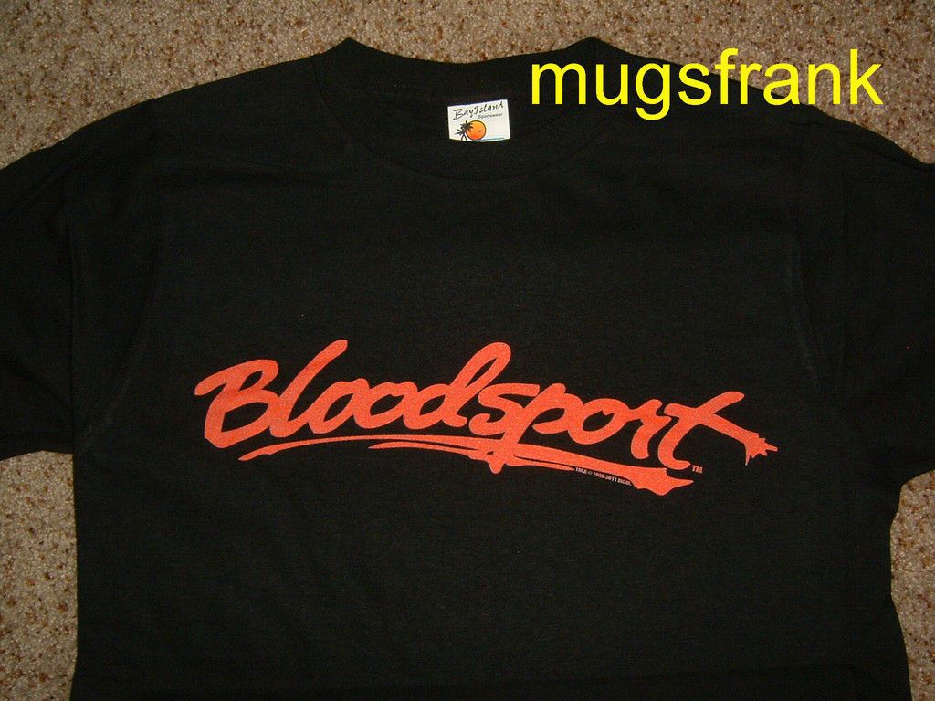 Bloodsport Jean Claude Van Damme Frank Dux Black Shirt