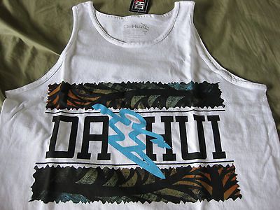 NWT MENS DA HUI TANK TOP HAWAIIAN WAIMEA, HAWAII NORTH SHORE WAVERIDER