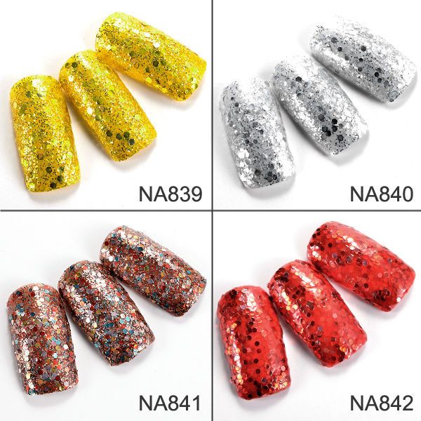 FRAULEIN 38 SUMMER COLORS NAIL ART GLITTER ACRYLIC BRUSH PEN VARNISH