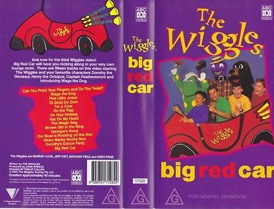 THE WIGGLES BIG RED CAR VHS VIDEO PAL~ A RARE FIND on PopScreen