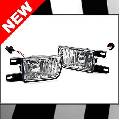 93 99 VW GOLF/JETTA MK3 E CODE CHROME FOG LIGHTS   CRYSTAL CLEAR (Fits