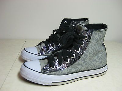 womens airwalk hightops grey glitter black runners size 6