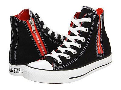 Converse Chuck Taylor Side Zip HI Women 532430F Black Canvas Original