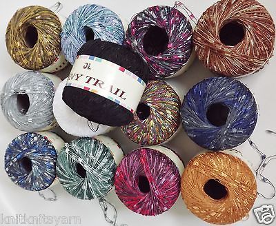 277 yrds Shiny TRAIL ladder trellis yarn   YOUR CHOICE