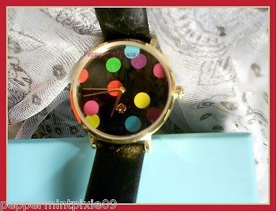 Women kate spade Metro Confetti Watch LeatherStrap NewTagsBox 1yru0126