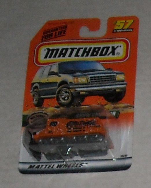 1998 MATCHBOX SNOW GROOMER #57 diecast MOC oss