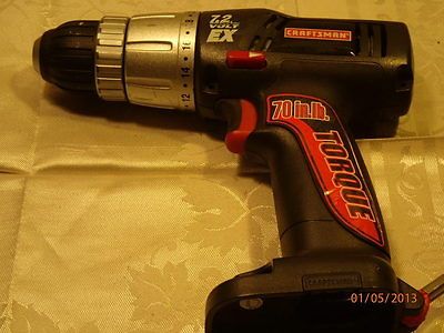 Craftsman 315.114500 7.2V EX 70 in. lb torque 3/8 Cordless Drill