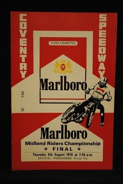 SPEEDWAY   Coventry Marlboro Midland Riders Championship   5 Aug 1976