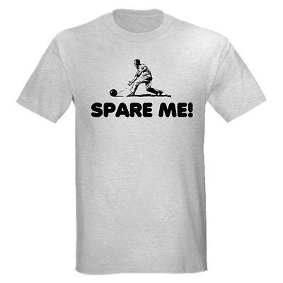 SPARE ME BOWLING BOWL BOWLER PINS BALL LEBOWSKI FUNNY NERD GEEK T