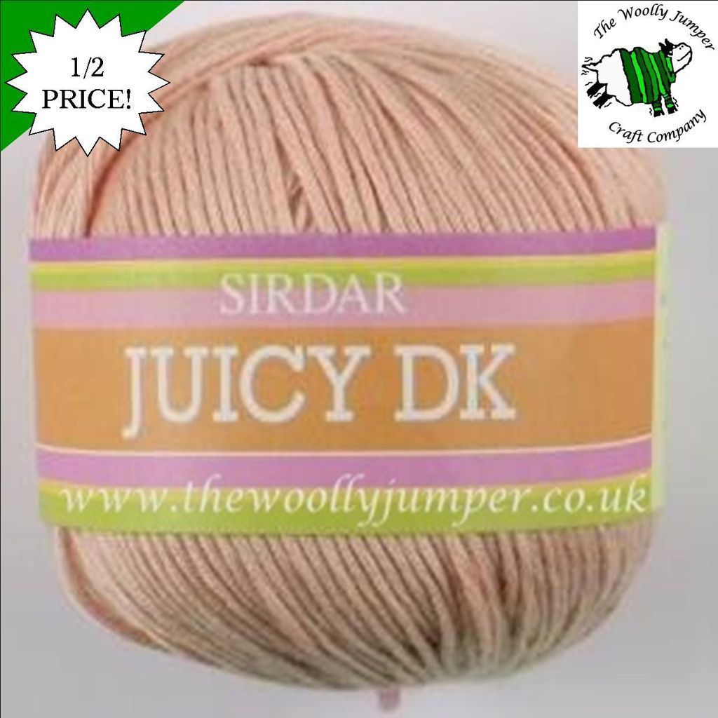 SIRDAR JUICY DK BAMBOO & COTTON KNITTING YARN   Shade 427 WATERMELON