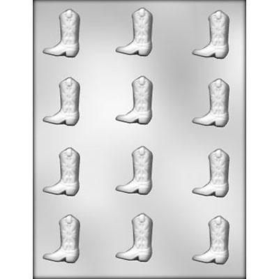 Western Cowboy Boot Chocolate Candy Molds supply party 4 H decorations