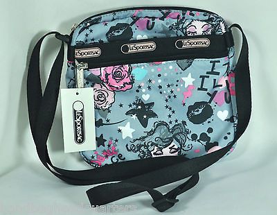 NEW LESPORTSAC SHELLIE CROSSBODY BAG PURSE 7640 HANDBAG SWINGPACK