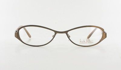 Miller Condesa Brown Eyeglasses Metal Rhinestone Eyeglass Frame Rx