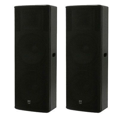 Gemini GVX 215   Passive Dual 15 PA Speaker PAIR