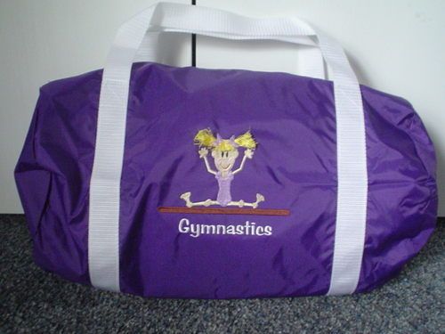 Personalized Gymnastics Duffel Bag ~ Add Your Name