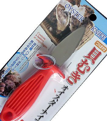 Knife Clam Opener Shellfish Shucker Kitchen Gadget Seafood Tool Red