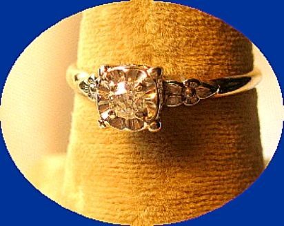 14Kt Ring Diamond Solitare