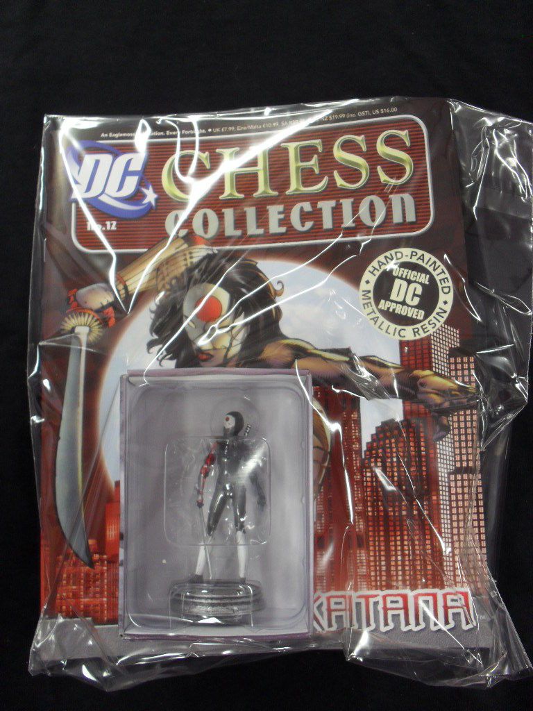 DC CHESS COLL. #12 KATANA (WHITE PAWN) FIGURINE IN STOCK NOW (25/07