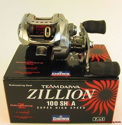 DAIWA ZILLION TDZLN100SHLA 7.11 LEFT HAND SUPER SPEED BAITCAST REEL