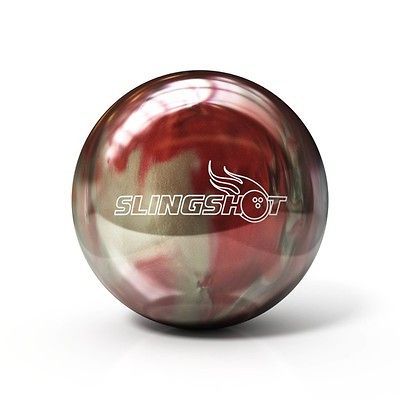 Brunswick SLINGSHOT Red/Silver Bowling Ball NIB 1st Quality 13 LB