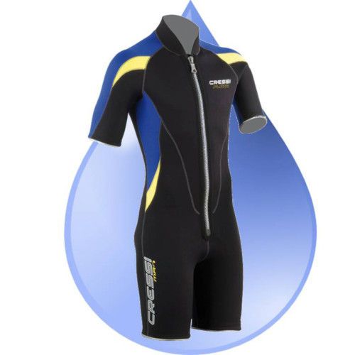 Cressi Playa MENS QUALITY Shortie Wet Suit FRONT ZIP