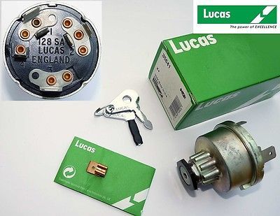 Lucas 35641 Heavy Duty Ignition Switch 128SA, for Ford JCB etc