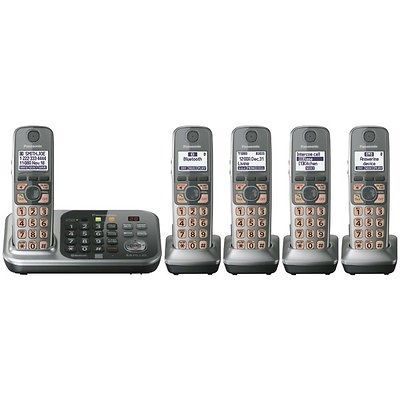 PANASONIC KX TG7745S DECT 6.0 PLUS EXPANDABLE LINK TO CELL PHONE