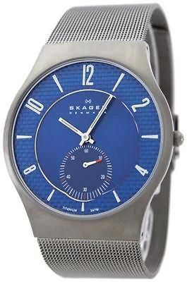 Skagen Denmark Mens Titanium Case Mesh Band Mens Watch 805XLTTN