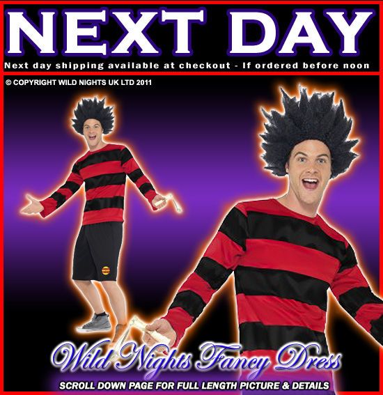 FANCY DRESS COSTUME # ADULT BEANO DENNIS THE MENACE MEDIUM