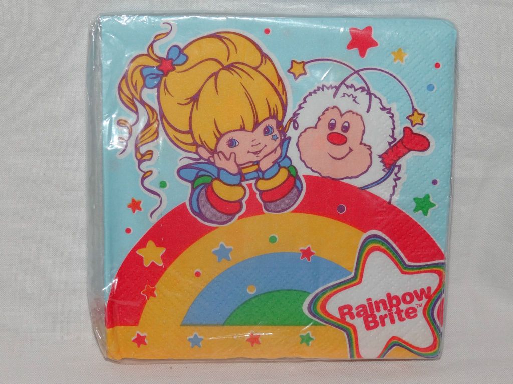 NEW RAINBOW BRITE DESSERT NAPKINS PARTY SUPPLIES