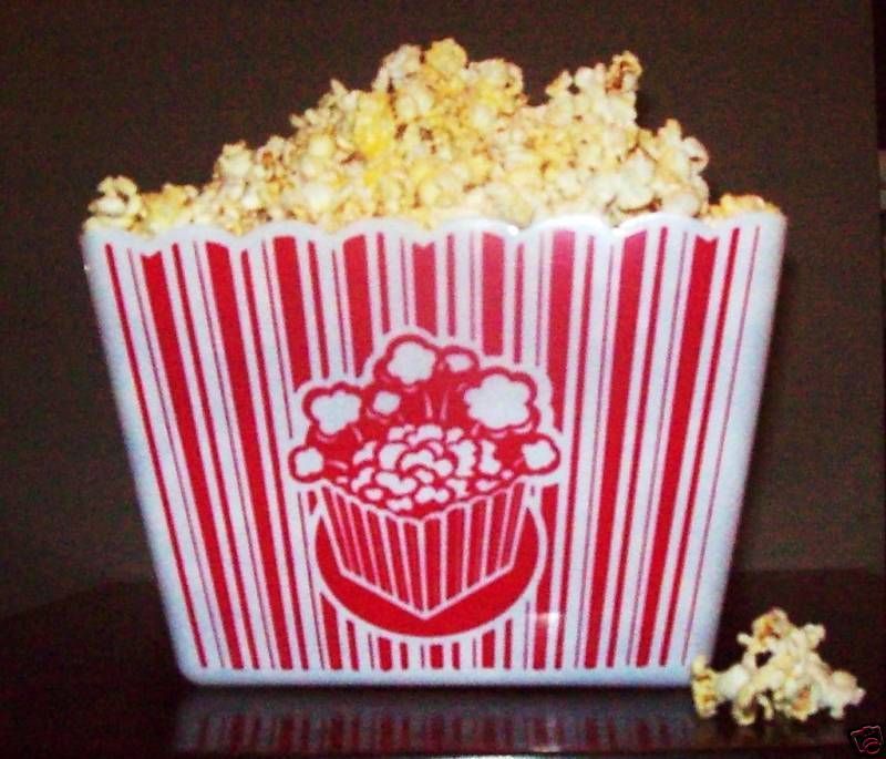 ICONIC CINEMA STYLE POPCORN BUCKETS TUBS SERVER BOWLS