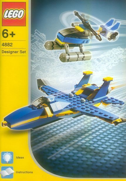 LEGO 4882 Designer Speed Wings Makes City Town Airplanes Helicopters
