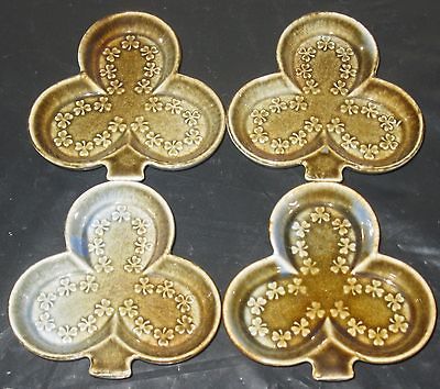 Newly listed WADE PIN,NUT DISHES X 4. SHAMROCK DESIGN