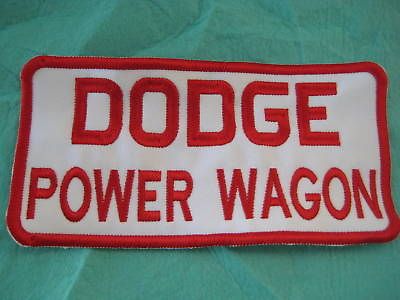 Newly listed Large Dodge Power Wagon Patch 7 3/4 X 4