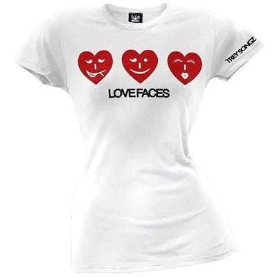 Trey Songz   Love Faces Juniors T Shirt