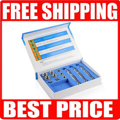 DIAMOND MICRODERMABRAS ION MACHINE TIPS + FILTERS + STAINLESS WANDS