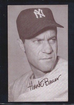 1947 1966 Exhibit #16 Hank Bauer {(New York cap) EX J329144