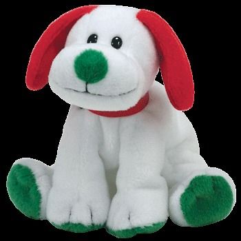 TY HOWLIDAYS the CHRISTMAS DOG BEANIE BABY   MINT