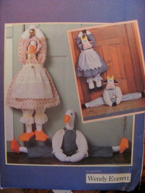 4779~Butterick Draft Stop Door Stop Wendy Everett Craft Pattern UnCut