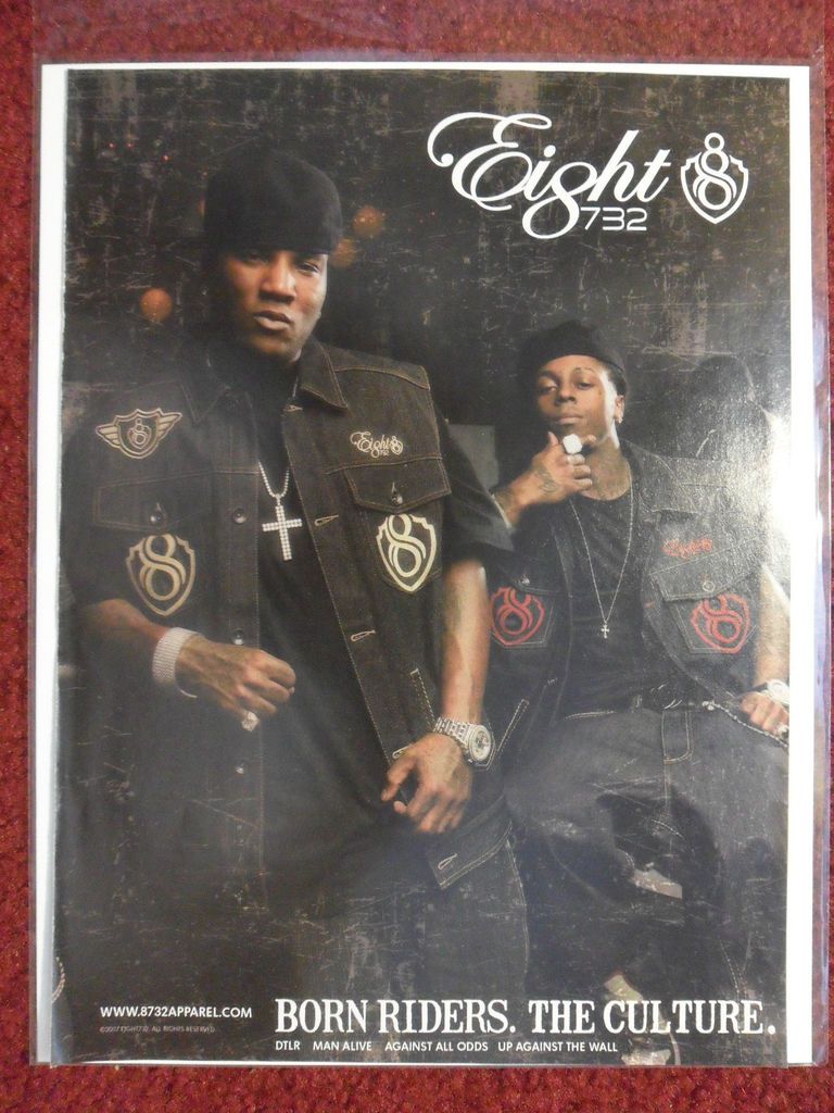 2008 Print Ad 8732 Apparel Clothing Fashion ~ Born Riders The Culture