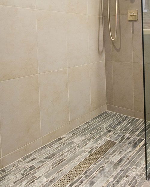 QuARTz by Aco Linear Shower Drain Metal Covers Pixel