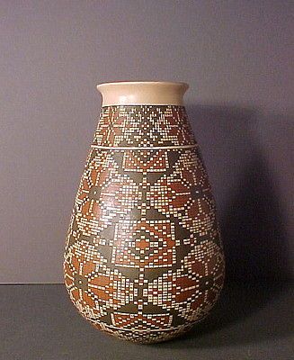 ABSTRACT GEOMETRIC POTTERY MATA ORTIZ *A. GUTIERREZ *3*