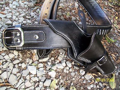 Plain leather Cowboy Western Holster Cross Draw