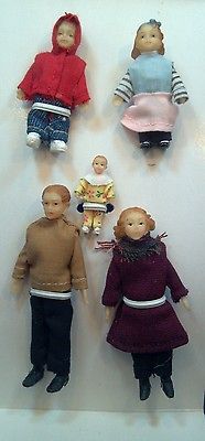 Dolls Miniature The Donnelly Family 124 Scale Mini Family